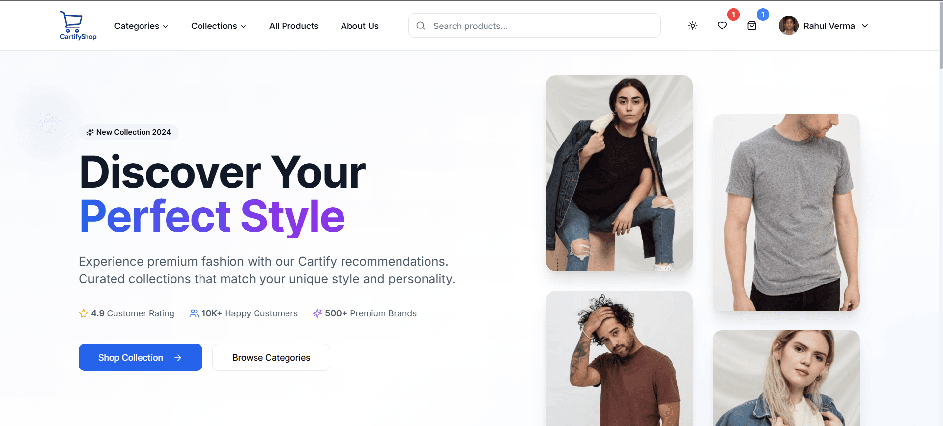 Cartify - E-commerce Platform screenshot